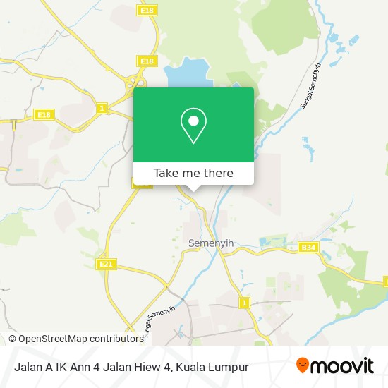 Jalan A IK Ann 4 Jalan Hiew 4 map