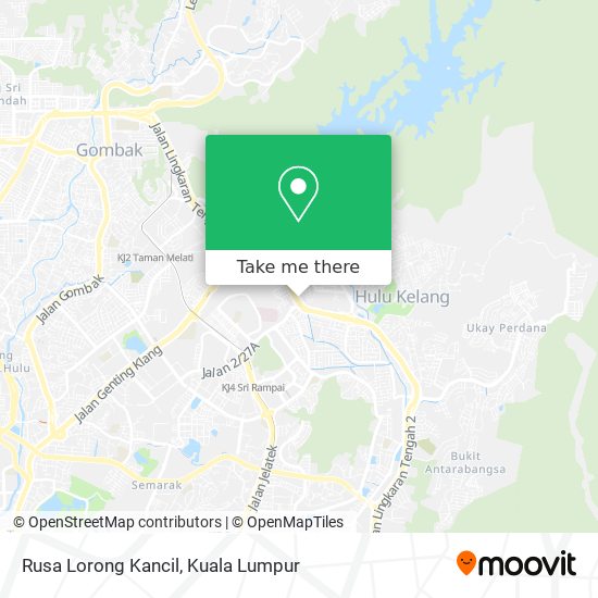 Rusa Lorong Kancil map