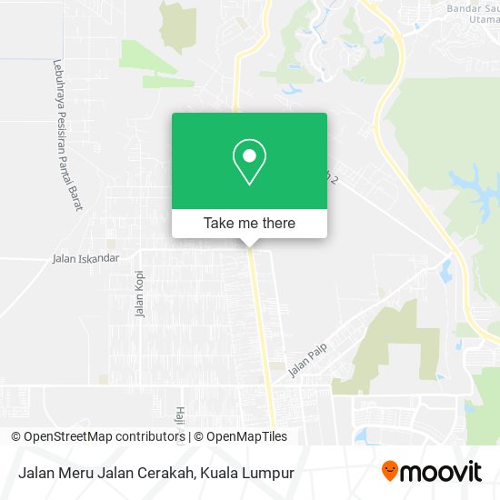 Jalan Meru Jalan Cerakah map