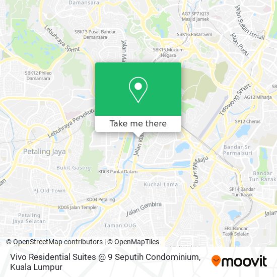 Vivo Residential Suites @ 9 Seputih Condominium map