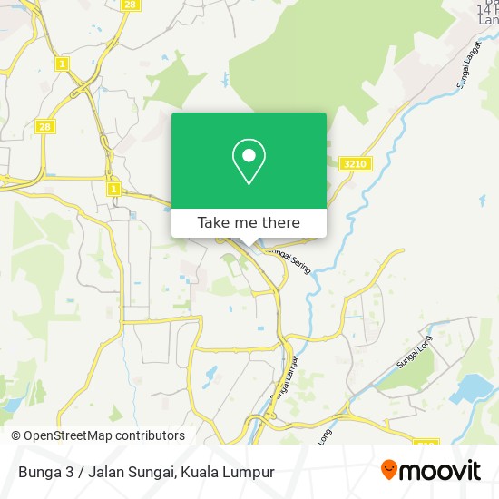 Bunga 3 / Jalan Sungai map