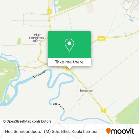 Nec Semiconductor (M) Sdn. Bhd. map