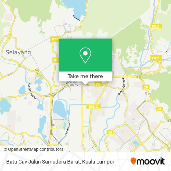 Batu Cav Jalan Samudera Barat map