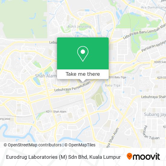Eurodrug Laboratories (M) Sdn Bhd map