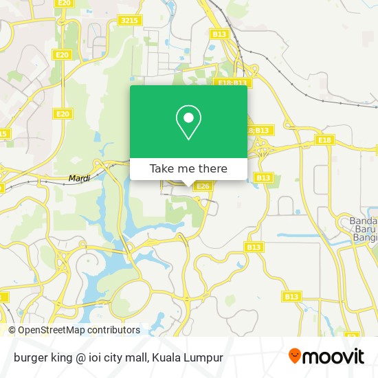 How To Get To Burger King Ioi City Mall In Sepang By Bus