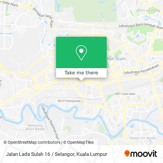 Jalan Lada Sulah 16 / Selangor map