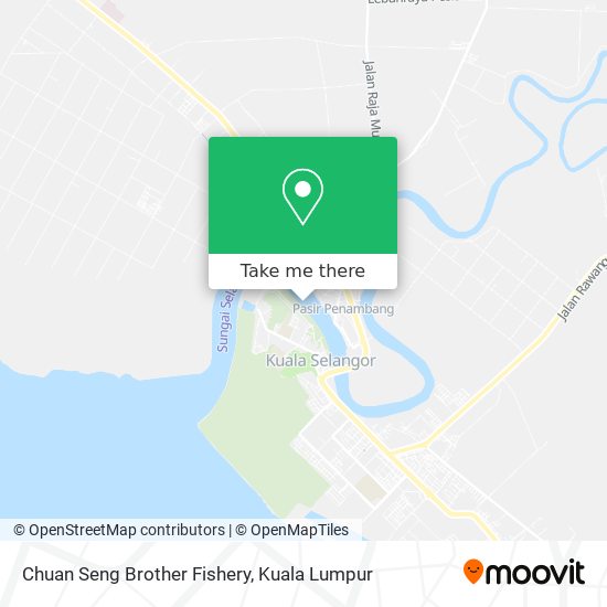 Peta Chuan Seng Brother Fishery