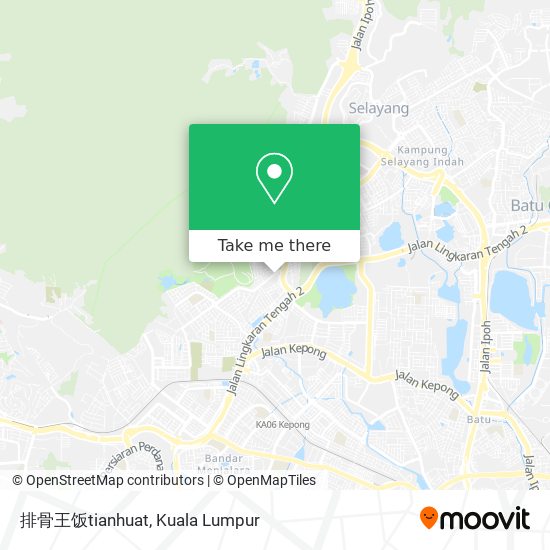 排骨王饭tianhuat map