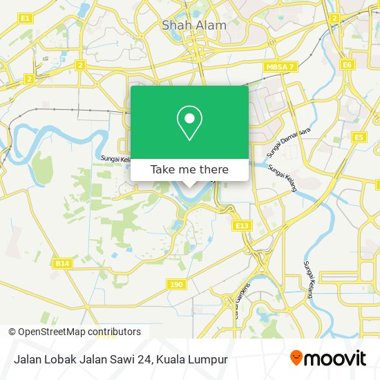 Jalan Lobak Jalan Sawi 24 map