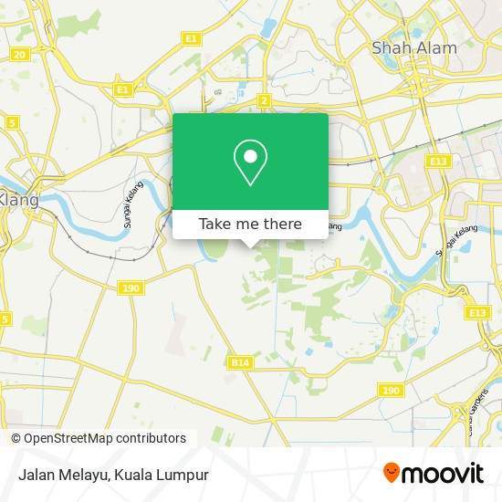 Jalan Melayu map