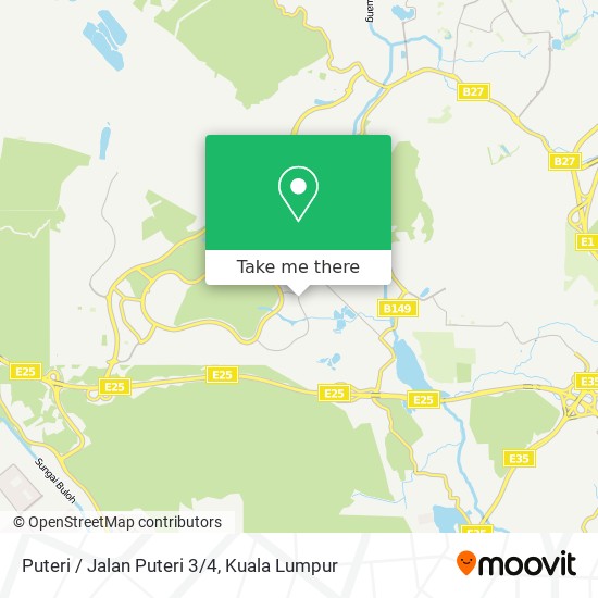 Puteri / Jalan Puteri 3/4 map