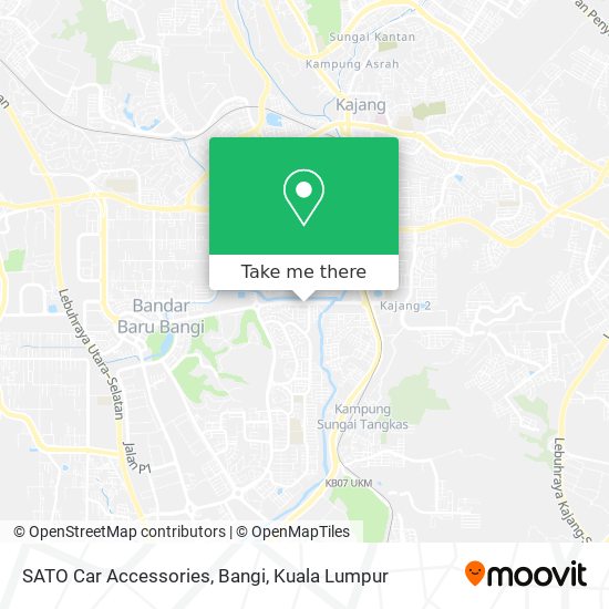 Peta SATO Car Accessories, Bangi