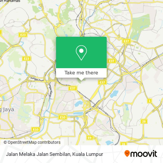 Jalan Melaka Jalan Sembilan map