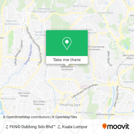 ♫ FKN© Dubbing Sdn Bhd™ ♫ map