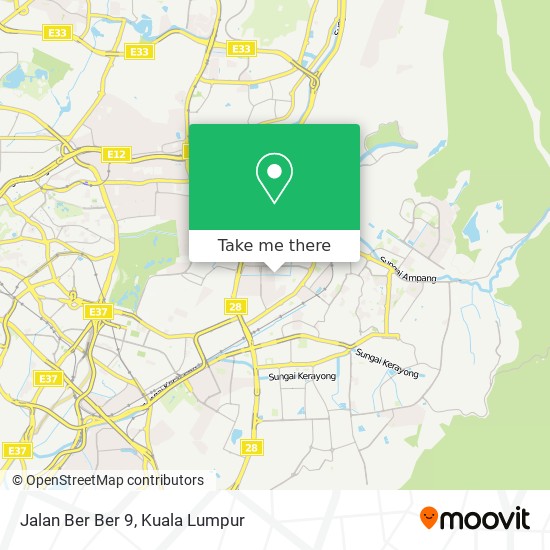 Jalan Ber Ber 9 map