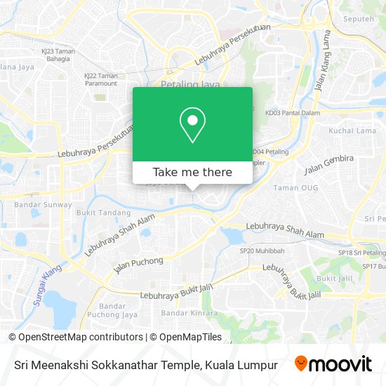 Sri Meenakshi Sokkanathar Temple map