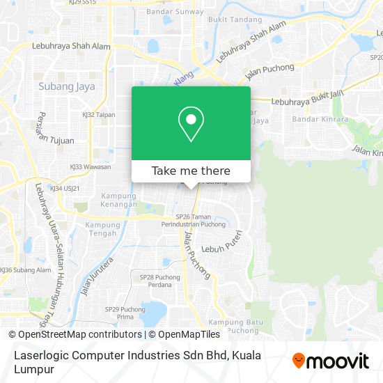 Peta Laserlogic Computer Industries Sdn Bhd