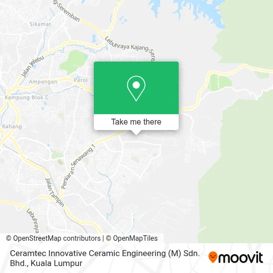 Ceramtec Innovative Ceramic Engineering (M) Sdn. Bhd. map