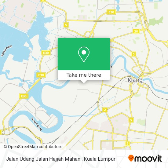 Peta Jalan Udang Jalan Hajjah Mahani
