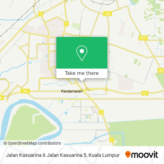 Jalan Kasuarina 6 Jalan Kasuarina 5 map