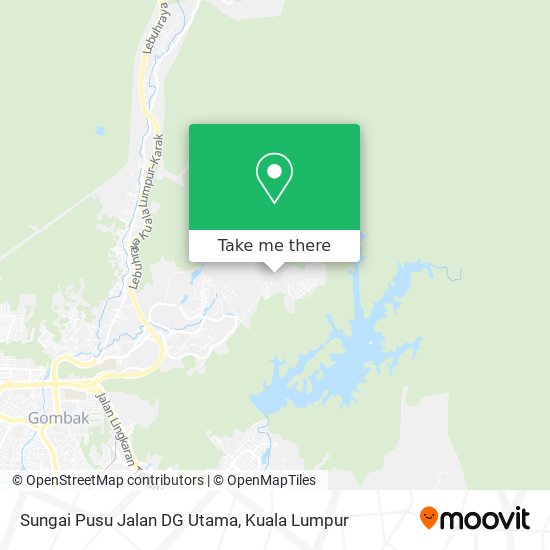 Sungai Pusu Jalan DG Utama map