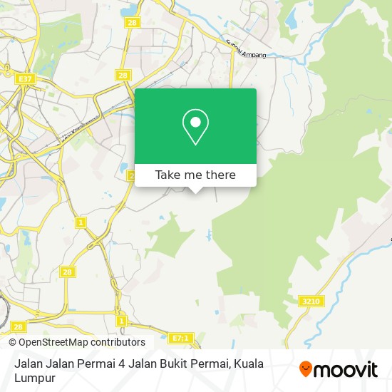 Peta Jalan Jalan Permai 4 Jalan Bukit Permai