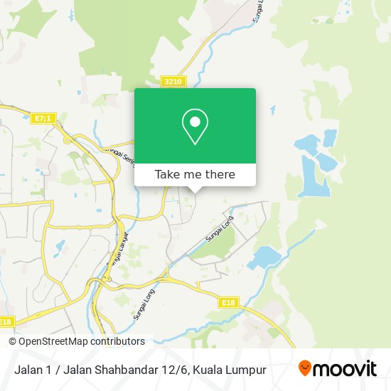 Peta Jalan 1 / Jalan Shahbandar 12 / 6