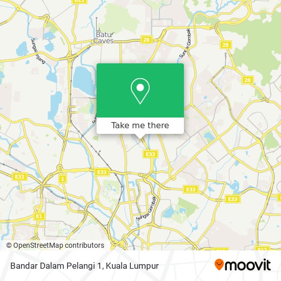 Bandar Dalam Pelangi 1 map