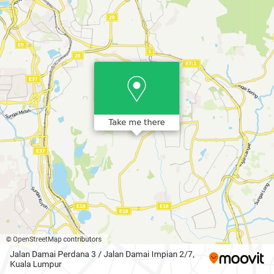 Jalan Damai Perdana 3 / Jalan Damai Impian 2 / 7 map