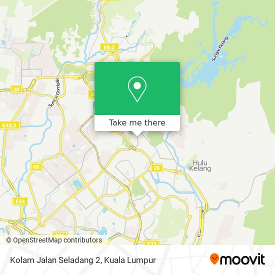 Kolam Jalan Seladang 2 map