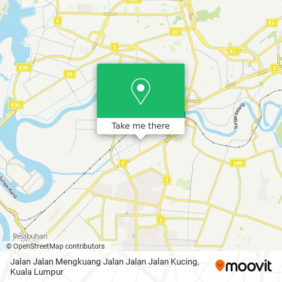 Jalan Jalan Mengkuang Jalan Jalan Jalan Kucing map