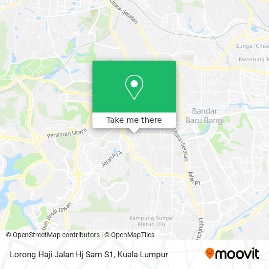 Lorong Haji Jalan Hj Sam S1 map