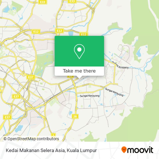 Kedai Makanan Selera Asia map