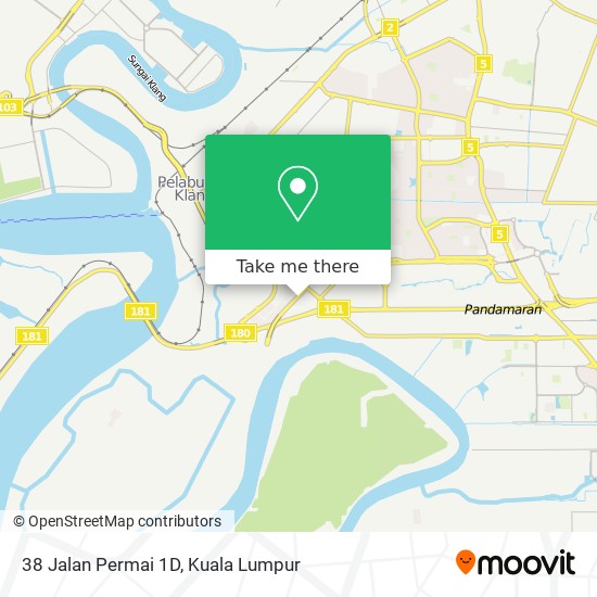 Peta 38 Jalan Permai 1D