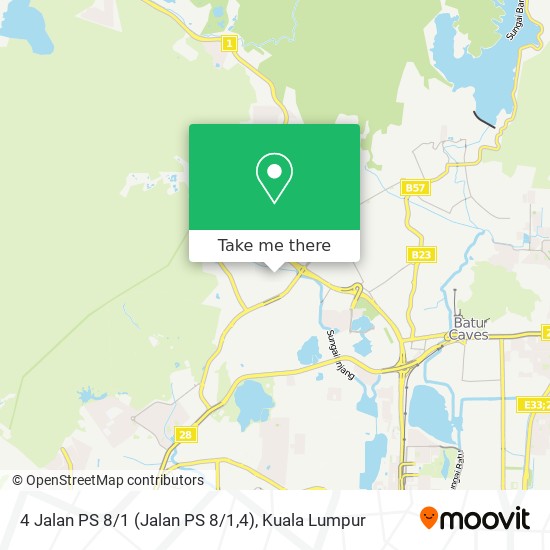 4 Jalan PS 8 / 1 (Jalan PS 8 / 1,4) map