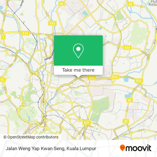 Jalan Weng Yap Kwan Seng map