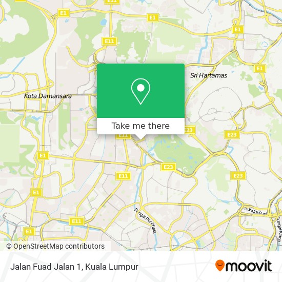 Jalan Fuad Jalan 1 map