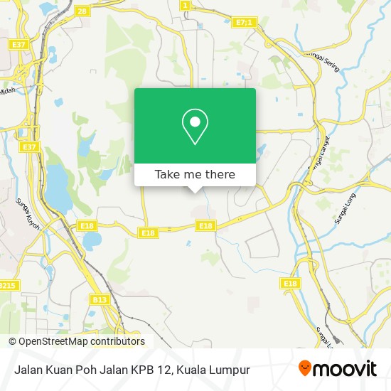Jalan Kuan Poh Jalan KPB 12 map