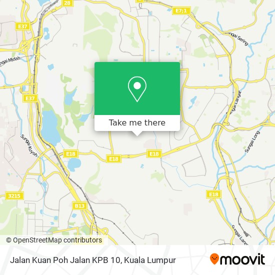 Jalan Kuan Poh Jalan KPB 10 map