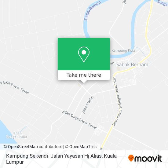 Kampung Sekendi- Jalan Yayasan Hj Alias map