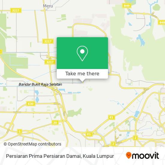 Peta Persiaran Prima Persiaran Damai