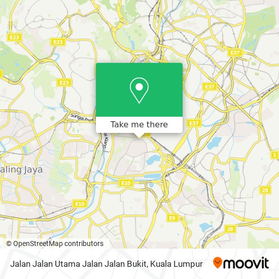 Peta Jalan Jalan Utama Jalan Jalan Bukit