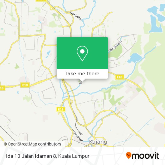 Ida 10 Jalan Idaman 8 map