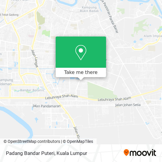 Peta Padang Bandar Puteri