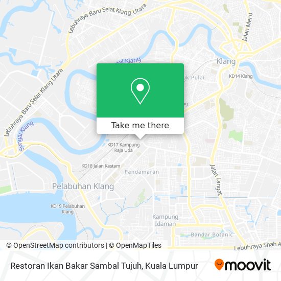 Restoran Ikan Bakar Sambal Tujuh map