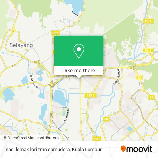 nasi lemak lori tmn samudera map