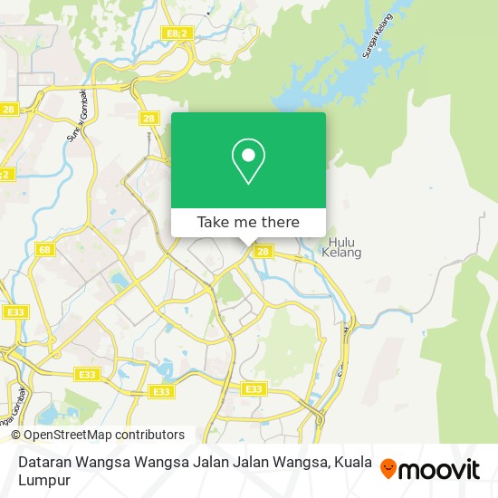 Peta Dataran Wangsa Wangsa Jalan Jalan Wangsa