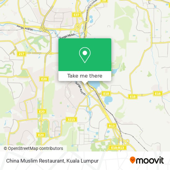 China Muslim Restaurant map