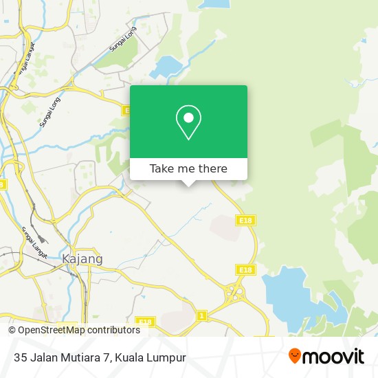 Peta 35 Jalan Mutiara 7