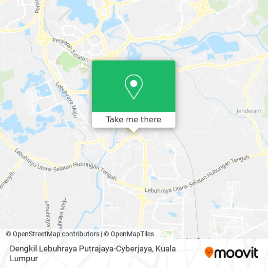 Dengkil Lebuhraya Putrajaya-Cyberjaya map